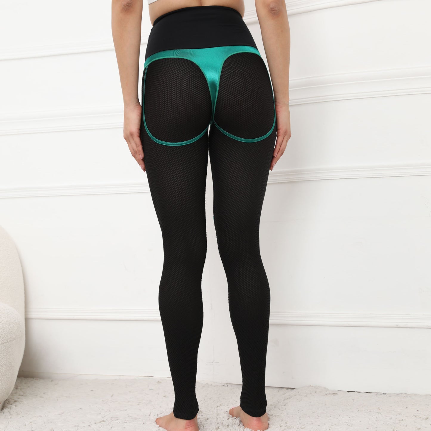 CURVE ESSENCE™Women's Hip Lift Mesh Sports Stitching Yoga Pants