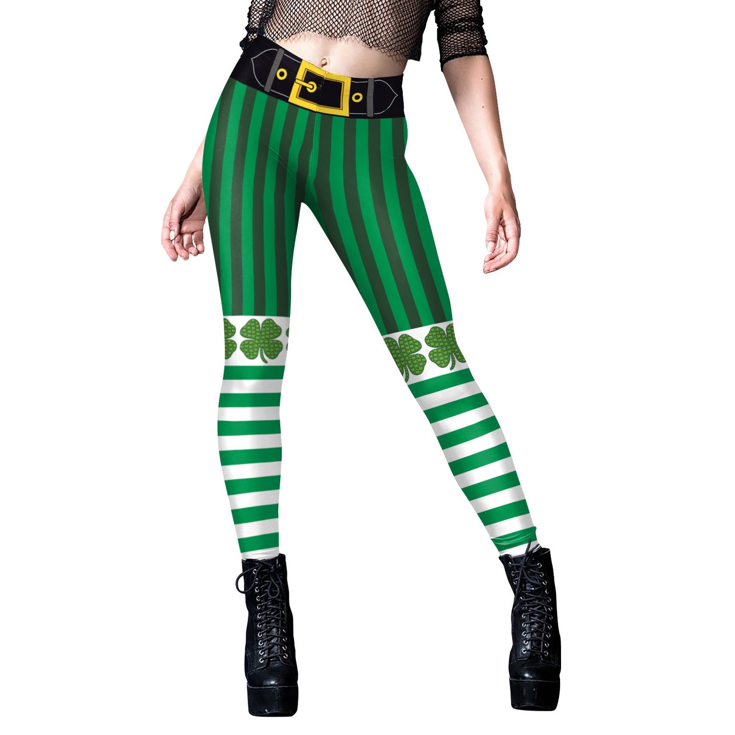 CURVE ESSENCE™Saint Patrick's Day Clothing Digital Printed Leggings