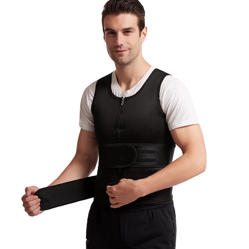 CURVE ESSENCE™Men's Double Belt Vest Shapewear Reinforced