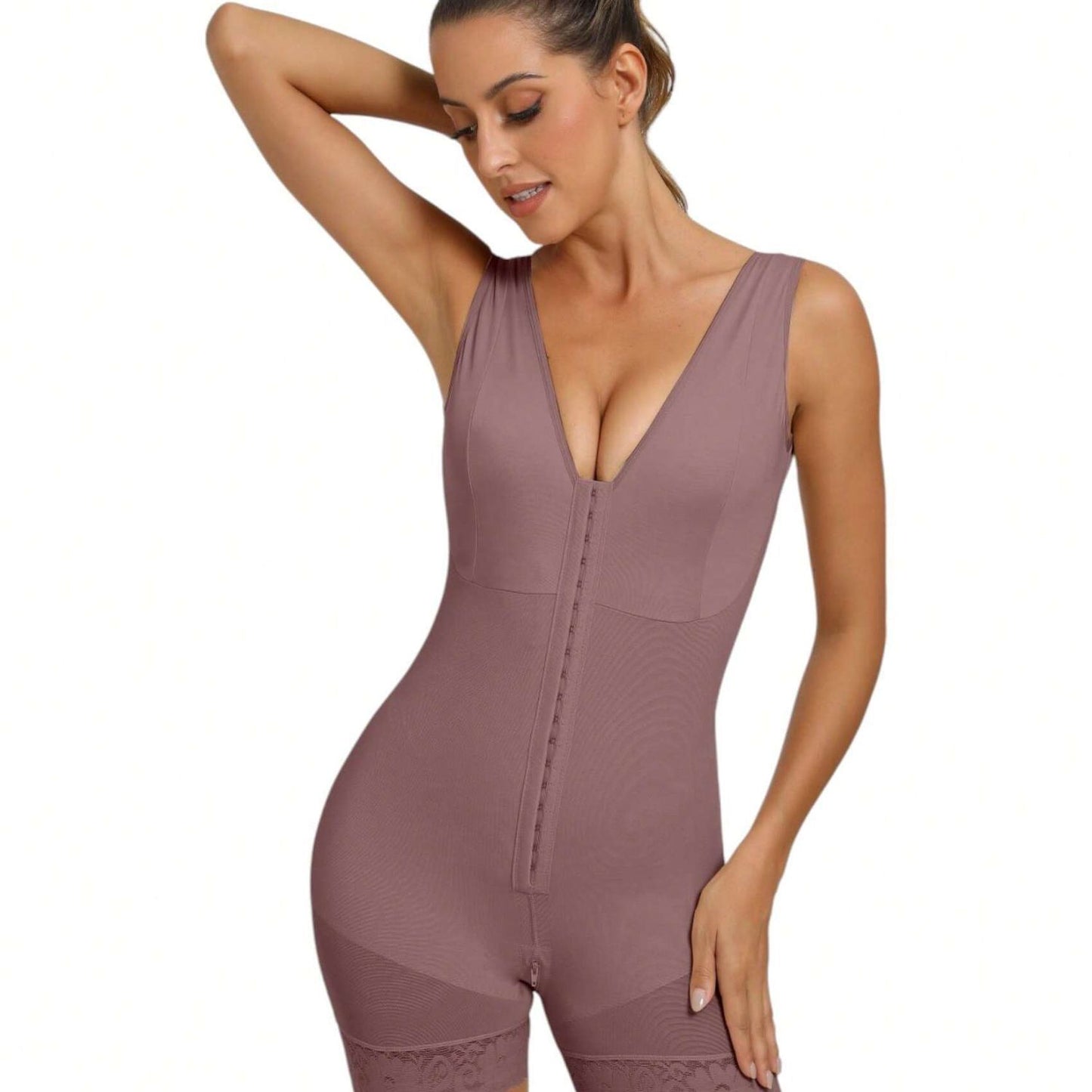 CURVE ESSENCE™Fajas Colombianas Women's Shapewear, Full Body Sculpting After Abdominal Control, Hip Lifter With Zipper Crotch
