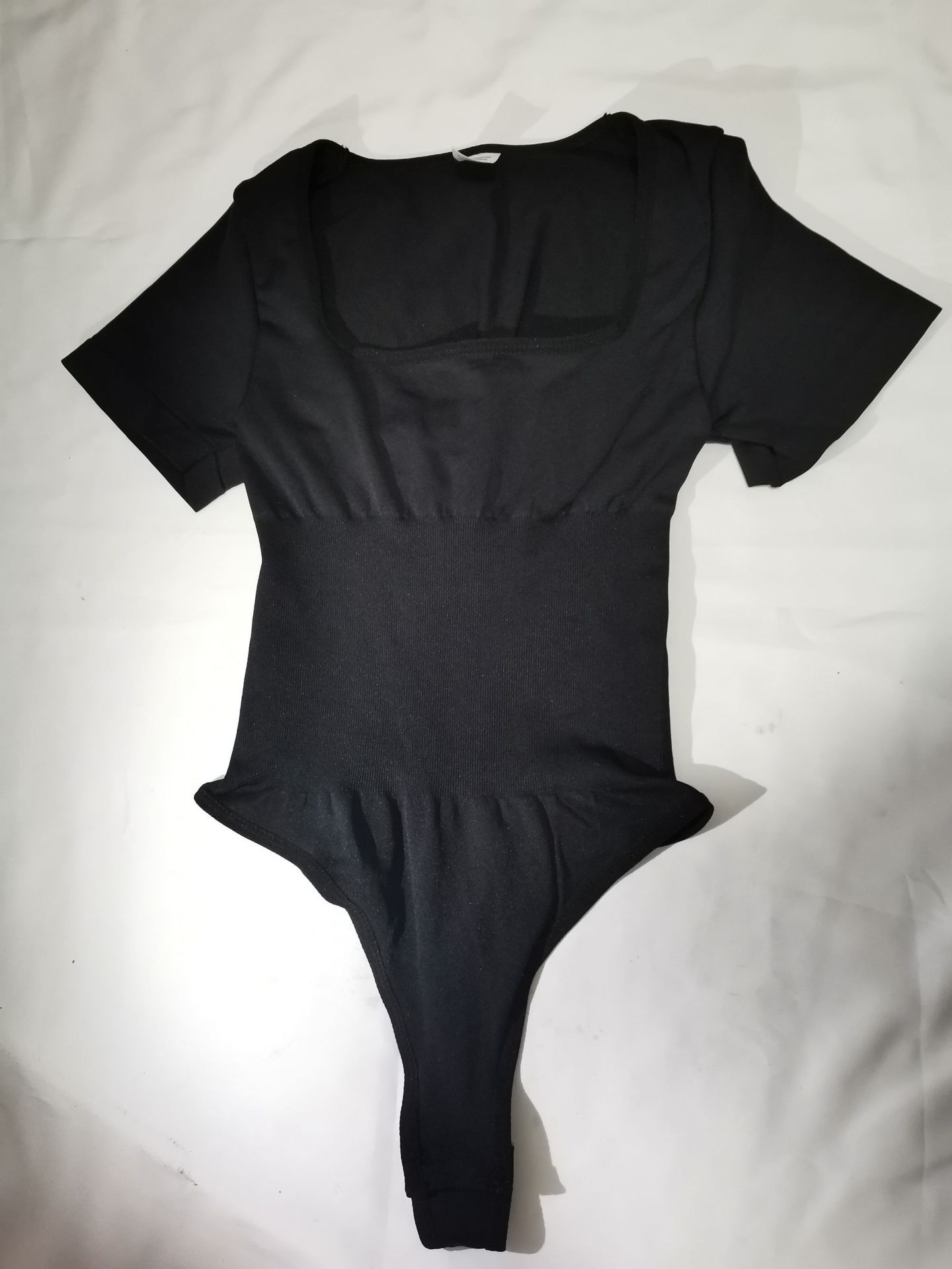 CURVE ESSENCE™Short Sleeve Seamless Shapewear One-piece T-back