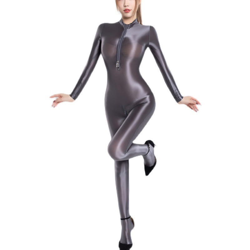 CURVE ESSENCE™New See-through Shiny Silky Long Sleeve Body-shaping Corsets