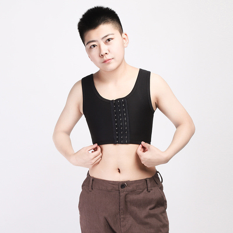 CURVE ESSENCE™Mesh Front Buckle Corset Les Tt Corset Short Handsome