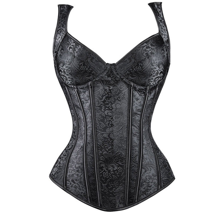 CURVE ESSENCE™Halter Neck Zipper Jacquard Pattern Ladies Shapewear