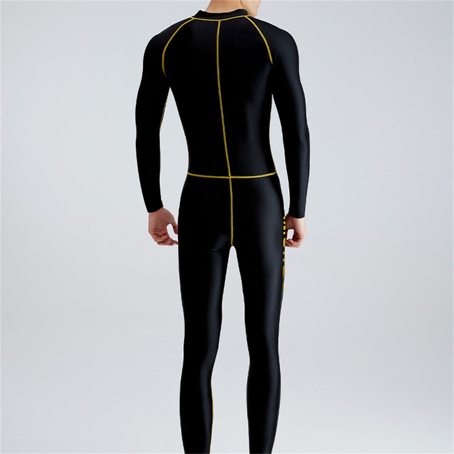 CURVE ESSENCE™Solid Color Front Zipper Long Sleeve Nine Minute Pants Versatile Jumpsuit