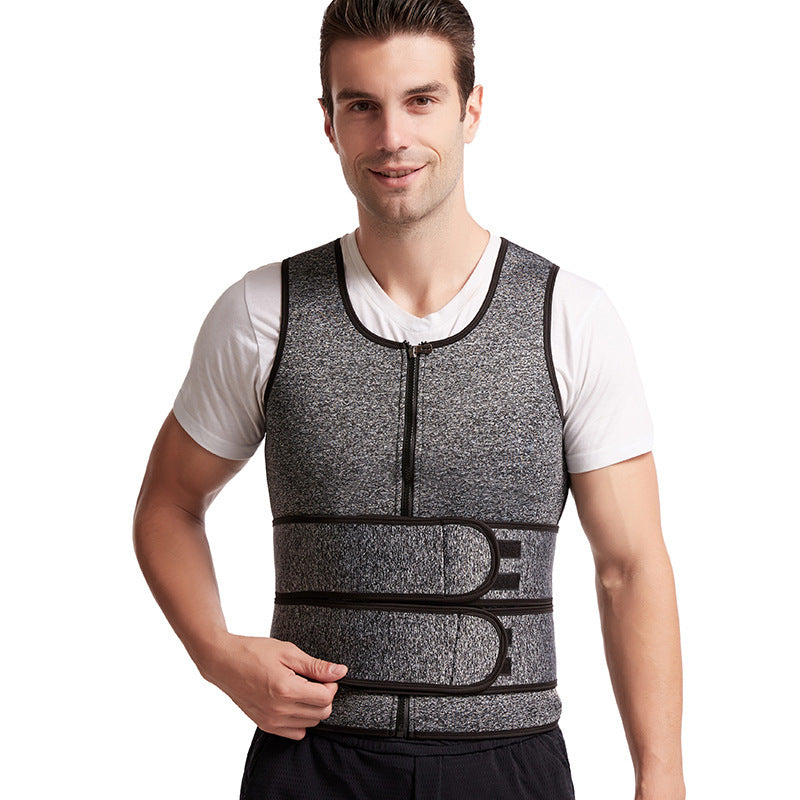 CURVE ESSENCE™Men's Double Belt Vest Shapewear Reinforced