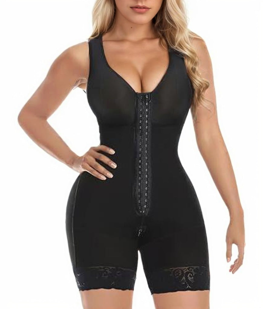 CURVE ESSENCE™Fajas Colombianas Shapewear Tummy Control Post Surgery Full Body Shaper Butt Lifter With Zipper Crotch
