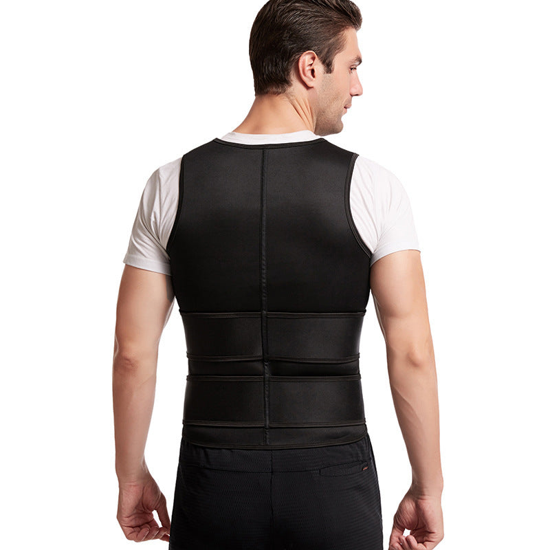 CURVE ESSENCE™Men's Double Belt Vest Shapewear Reinforced