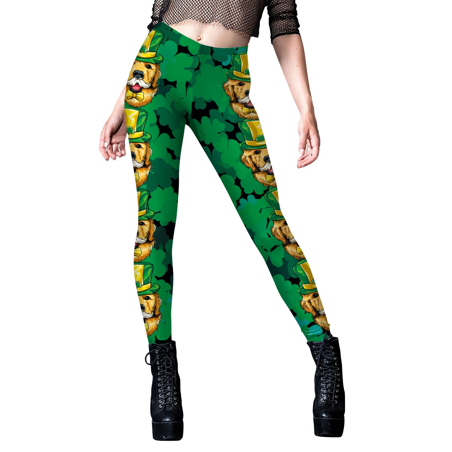 CURVE ESSENCE™Saint Patrick's Day Clothing Digital Printed Leggings