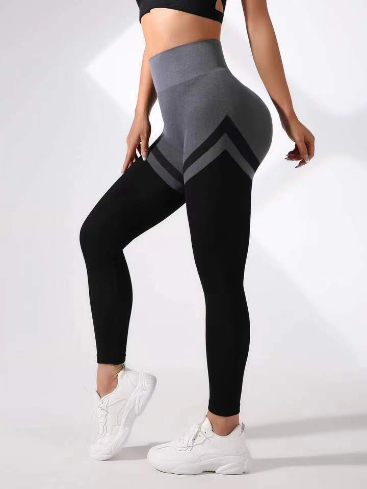 CURVE ESSENCE™Women's High Waist Tight Color Matching Yoga Pants