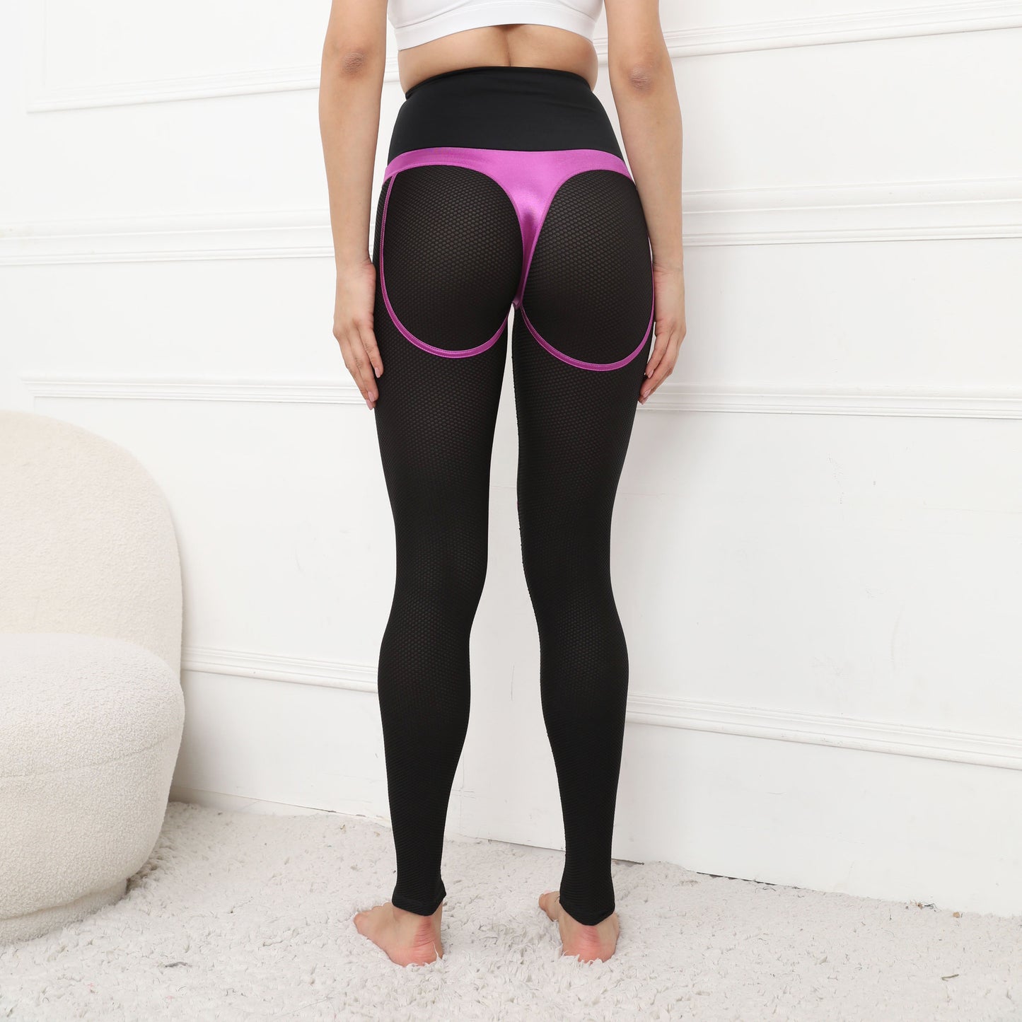 CURVE ESSENCE™Women's Hip Lift Mesh Sports Stitching Yoga Pants