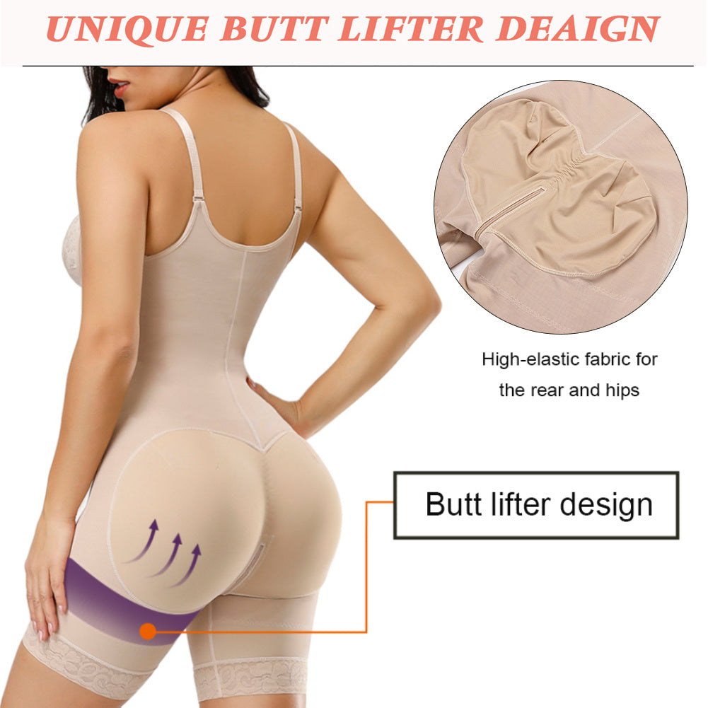CURVE ESSENCE™Stretch Mesh Shapewear Pants Zipper