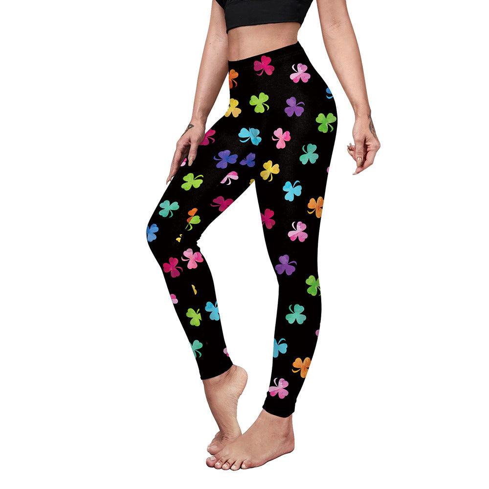 CURVE ESSENCE™Saint Patrick's Day Costume Digital Printed With Hip Lifting Fitness Pants