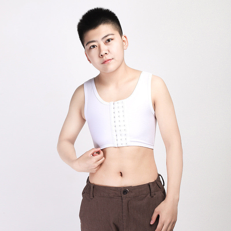 CURVE ESSENCE™Mesh Front Buckle Corset Les Tt Corset Short Handsome