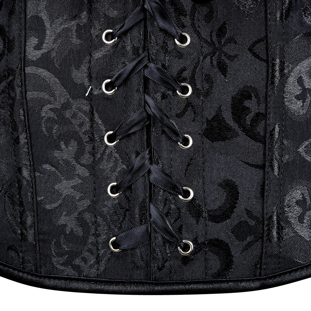 CURVE ESSENCE™Halter Neck Zipper Jacquard Pattern Ladies Shapewear