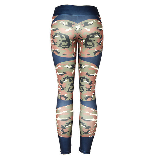 CURVE ESSENCE™Print patchwork yoga leggings