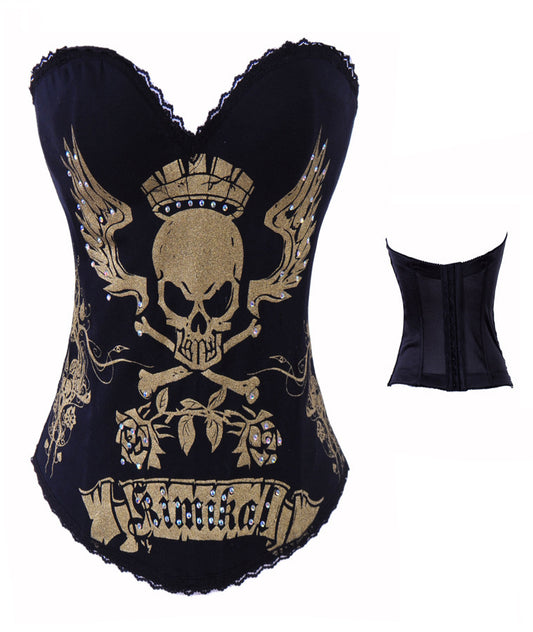 CURVE ESSENCE™Golden Skull Corset, Palace High-End Corset