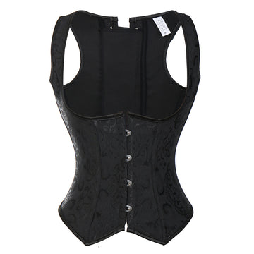 CURVE ESSENCE™Halter Neck Zipper Jacquard Pattern Ladies Shapewear