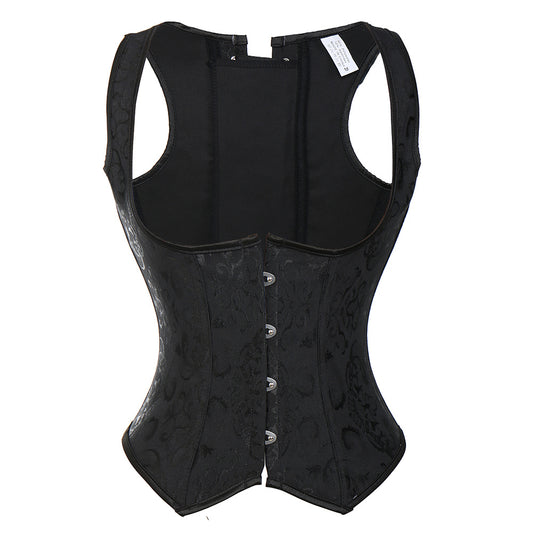 CURVE ESSENCE™Halter Neck Zipper Jacquard Pattern Ladies Shapewear