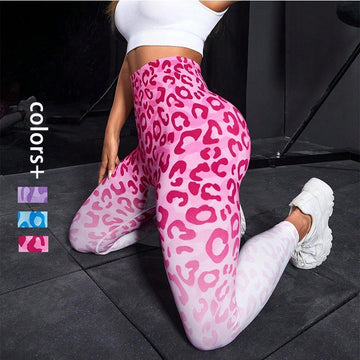 CURVE ESSENCE™Seamless Cheetah Yoga Pants Tight High Waist Hip Lifting Female