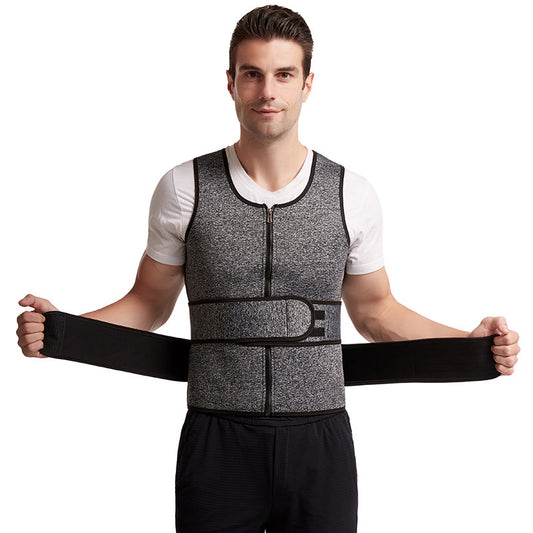 CURVE ESSENCE™Men's Double Belt Vest Shapewear Reinforced