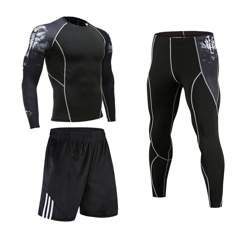CURVE ESSENCE™Sports Suit Men's Tights Basketball Running Suit