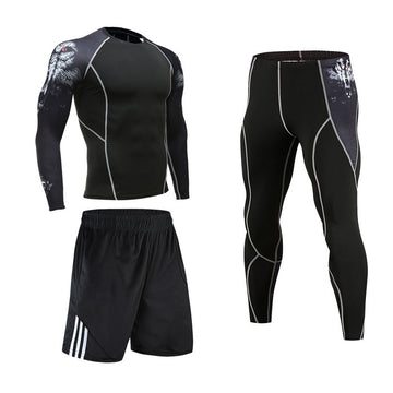 CURVE ESSENCE™Sports Suit Men's Tights Basketball Running Suit