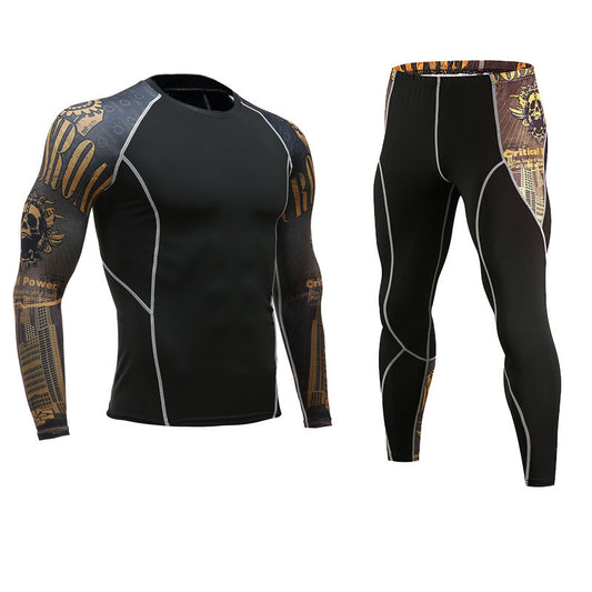 CURVE ESSENCE™Men's Sports Suit Tights, Long-sleeved Sports Men's Fitness